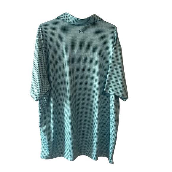 Bandon Dunes Golf Polo Shirt Men's 2XL XXL Blue White Striped Performance - Picture 5 of 5